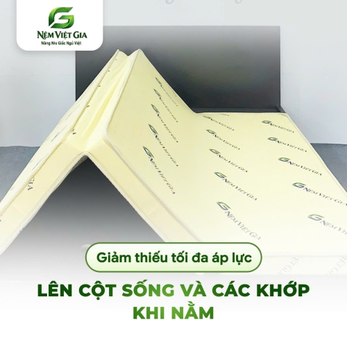 NỆM CAO SU NON GẤP 3