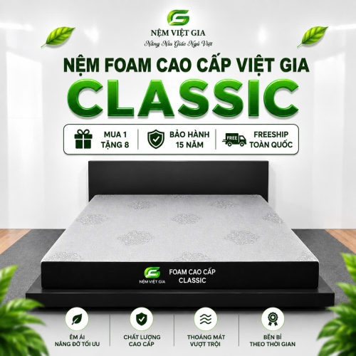 NỆM FOAM CAO CẤP CLASSIC VIỆT GIA